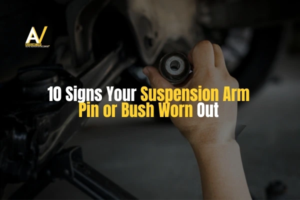 Close-up-of-a-hand-inspecting-a-suspension-arm-pin-or-bush-worn-out