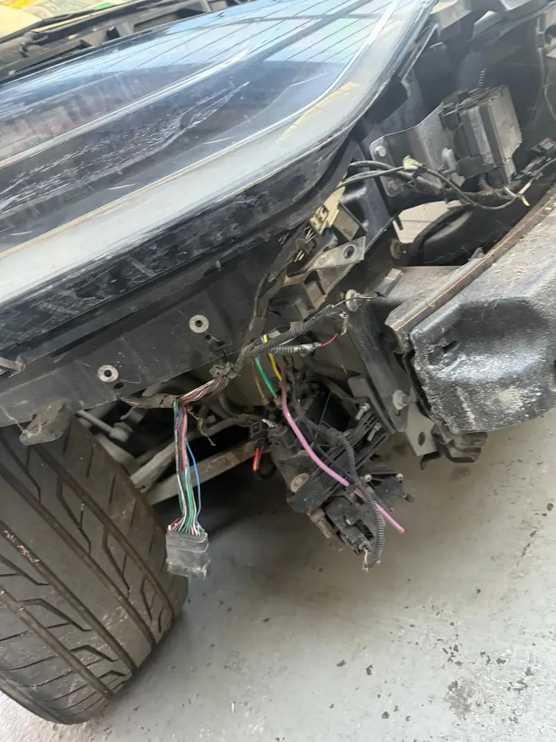 damaged-car-headlight-wiring-and-front-electrical-system-repair